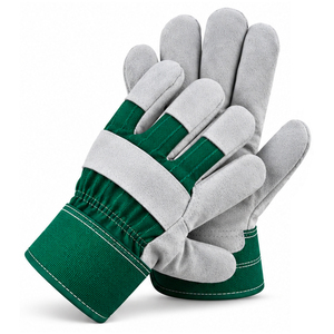 Guantes Canadienses Personalizados de Cuero con Palma Reforzada, Dorso de Algodón y Puño Ajustable, Venta al por Mayor, Fabricante OEM ODM, Marca Privada - Product Image 1