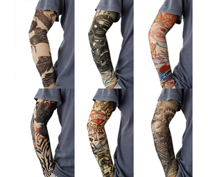 Mangas de Ciclismo con Estampado de Tatuaje, Protección UV, Unisex, Adulto, Spandex, Poliéster - Product Image 4