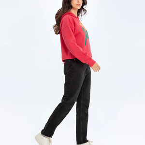 Sweat à capuche en molleton épais 100% coton 400G, coupe oversize, grande taille pour homme, hiver, avec logo personnalisé, imprimé, brodé, tricoté, modèle vierge en stock - Product Image 4