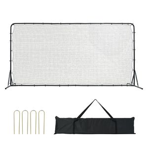 Rete Rimbalzante Portatile in Ferro 12x6FT per Calcio, Attrezzatura per Allenamento Giovanile con Rete da Pallavolo e Borsa Regalo per Allenamento Sportivo - Product Image 6