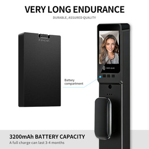 ระบบล็อคประตูดิจิตอล HanDaily พร้อมระบบจดจำใบหน้า ควบคุมผ่านแอพ Wifi  ปลดล็อคด้วยบัตร คีย์การ์ด และระบบปลดล็อคแบบไม่ใช้กุญแจ สำหรับประตูหน้าบ้าน - Product Image 5