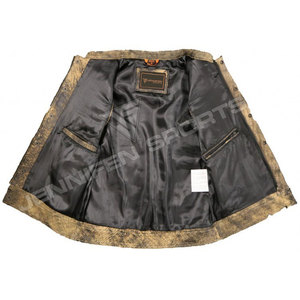 Men's Plus Size Vintage Style Motorcycle Racing Jacket New Breathable and Windproof Leather Riding <b>Vest</b> - Product Image 4
