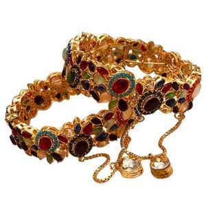 Gold Plated Adjustable <b>Bangles</b> for Women Fashion Jewelry <b>Sets</b> Trendy Fashion Bracelet Jewelry Wholesale Manufacturer - Product Image 1