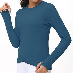High Elastic Women Workout Base Layer Shirt Slim Fit Compression Training <b>Top</b> for Gym Running Yoga Exercise and Performance Wear - Product Image 3