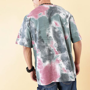 เสื้อยืดผู้ชายสีสันใหม่ตามสั่ง ขายส่ง เสื้อยืดผู้ชายพิมพ์โลโก้ เสื้อยืดผู้ชายคุณภาพสูง - Product Image 2