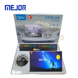 Vẻ Đẹp Đèn Cộng Với Thông Minh Đồng Hồ Phù Hợp Với 7in1 Phụ Nữ Không Dây Đồng Hồ Pro Max Earbud D97 Smartwatch Bộ Quà Tặng - Product Image 3