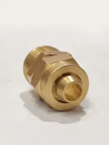 Raccord de tuyauterie industriel moulé en fonte, à tête ronde, haute performance et finition dorée polie pour une fiabilité accrue - Product Image 1