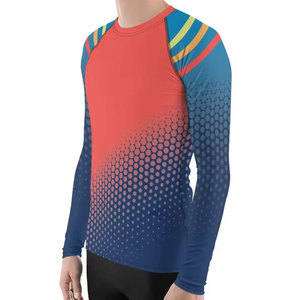 Rashguard de surf et de MMA personnalisé en Spandex de haute qualité avec logo par sublimation, vente en gros - Product Image 2