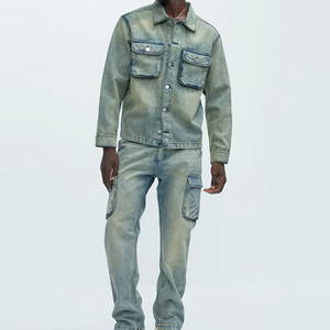 Wholesale <b>Denim</b> <b>Jacket</b> Men's Slim Fit new Style Boys <b>Denim</b> <b>Jackets</b> and Coats for Sale High Quality Demin <b>Jacket</b> for Men - Product Image 2