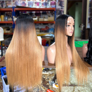 Perruques vietnamiennes les plus vendues en cheveux naturels, perruques Lace Front en cheveux vierges vietnamiens, lisses comme des baguettes, bouclées et volumineuses, personnalisables - Product Image 2