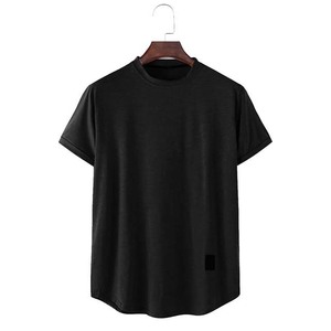 T-shirt décontracté streetwear pour homme, 100 % coton, 220 GSM, surdimensionné, anti-plis, vierge ou imprimé sérigraphié, personnalisable OEM, vente en gros - Product Image 6
