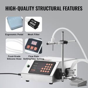 เครื่องบรรจุขวดอัตโนมัติความจุ5-650มล. ปั๊มจ่ายของเหลวควบคุมด้วยระบบดิจิทัลสำหรับเครื่องดื่มนมถั่วเหลือง - Product Image 5