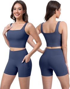 Top Trending Bnice Solid <b>Lace</b> Women's Yoga Leggings 2-Piece Set High Waist Seamed Breathable Spandex/Nylon Butt Lift Fitness - Product Image 1