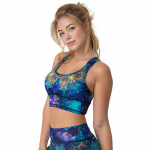 Hauts courts athlétiques d'été pour femmes en polyester/coton tricoté – Tenue de sport et streetwear - Product Image 5