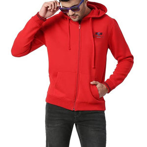 Sudadera con capucha completa para hombre, informal, de tela suave, ajuste cómodo, perfecta para ropa urbana básica. - Product Image 4