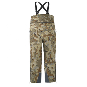 Pantalon à bretelles personnalisable grande taille en velours côtelé, résistant aux taches, avec broderie 3D, fermeture éclair, confortable, motif uni, imperméable, pour l'hiver et les activités de plein air - Product Image 2