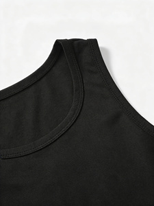 Camiseta sin Mangas para Hombre de Primera Calidad, Ajuste Holgado, Transpirable, de Poliéster/Algodón, Informal - Product Image 3