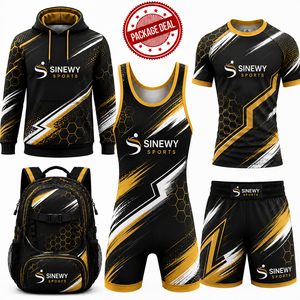 Kit de vêtements de combat MMA SINEWY SPORTS unisexe en polyester respirant à séchage rapide 240g avec logo personnalisé, équipement d'entraînement pour adultes en stock - Product Image 6