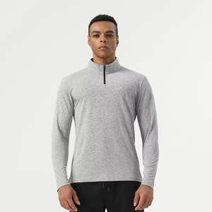 Camiseta Deportiva Premium para Hombre con Cierre de Cremallera de un Cuarto |   Suéter Ligero de Alto Rendimiento con Mangas Largas |   Ropa Deportiva Personalizada para Equipos 100% - Product Image 3