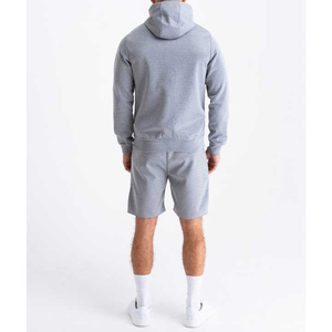 Ensemble de survêtement décontracté pour homme, pull à capuche et short, en polaire, séchage rapide, respirant, vêtements de sport d'extérieur confortables - Product Image 3