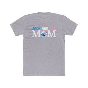 Camiseta Personalizada de Algodón Suave con Cuello Redondo y Estampado Gráfico de Jack and Jill Legacy Maker para Mamá y Hombre, Estilo Casual Unisex Streetwear al por Mayor - Product Image 1