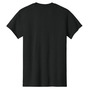 2026 <b>Men</b> 100% Cotton Knitted T-<b>Shirts</b> in <b>Black</b> with Front Logo Customizable Sizes Breathable Quick Dry <b>Short</b> <b>Sleeve</b> - Product Image 3