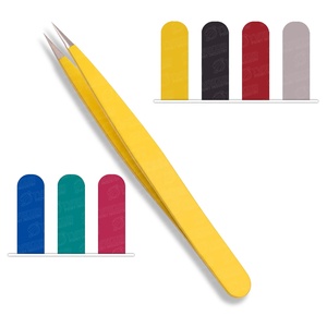 Eco-Friendly Durable & Sturdy Steel Eyebrow Tweezers with Aligned <b>Pointed</b> Tip for Facial Use & Needle Nose Splinter <b>Remover</b> - Product Image 3