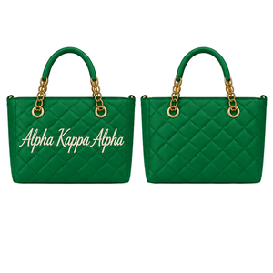 Green Pink <b>Women</b> Tote Handbag Stylish Greek Letter Graphic Large Capacity Shoulder Carry <b>Bag</b> for Shopping <b>Work</b> and Travel - Product Image 1
