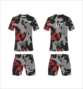 Conjunto de Uniforme de Fútbol con Camuflaje Sublimado Personalizado, Transpirable, para Entrenamiento, Venta al Por Mayor, Secado Rápido - Product Image 1