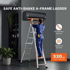 Scala Telescopica in Alluminio da 28 Piedi, Compatta, Multifunzione, Portatile e Pieghevole per Camper - Product Image 2