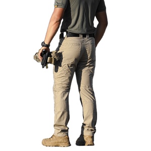 Pantalon cargo moderne pour homme, pantalon utilitaire de haute qualité avec plusieurs poches de rangement pour les aventures en plein air et les tenues décontractées - Product Image 2