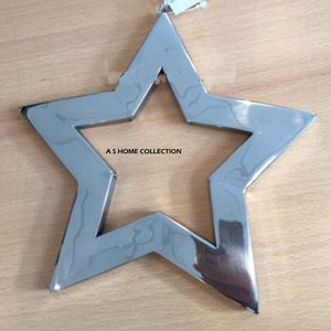 Leafy Shaped Design Hot Selling Aluminum Metal Eco Friendly <b>Box</b> Santa Clause Decorative <b>Christmas</b> Hanging For Sale - Product Image 4