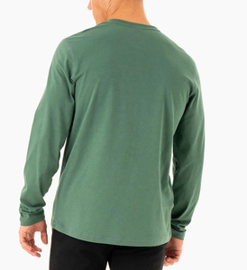 เสื้อเชิ้ตแขนยาวผู้ชายคุณภาพสูง ผ้าฝ้าย แบบเรียบ ปรับแต่งได้ คอโอ - Product Image 6