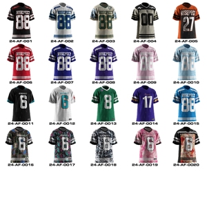 Maillot de football américain INDEX à col en V, manches courtes, en mesh vert et orange, numéro 28, respirant, coupe classique, vêtements pour hommes - Product Image 6