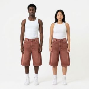 Shorts de Mezclilla Unisex con Corte Relajado y Tela Resistente para Actividades de Verano y Uso Diario - Product Image 6