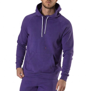 Sudadera con Capucha Verde Sólido para Hombre, Manga Larga, Informal, Transpirable, de Algodón, con Cordón Ajustable y Bolsillos Laterales - Product Image 4