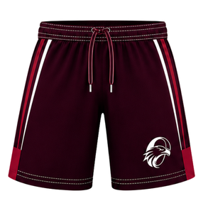 Ensemble short et maillot de rugby marron, noir et blanc, à manches courtes, col en V, uniforme d'équipe, respirant, léger, personnalisable, pour l'entraînement sportif - Product Image 4