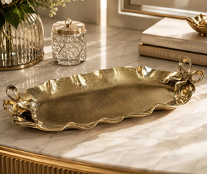 Plateau de service alimentaire en aluminium de forme optimale, finition argentée, idéal pour la maison et les hôtels – Offre spéciale - Product Image 6