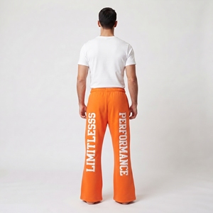 Pantalon de survêtement polaire pour homme avec cordon de serrage à la taille, imprimé, décontracté, pour l'hiver - Product Image 2