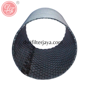 Tubo de malla filtrante perforado de acero inoxidable de orificio redondo, el más vendido, cilindro de filtro metálico - Product Image 1
