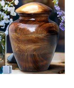 Modern Eco-Friendly Wooden Urn <b>for</b> Human and Pet <b>Ashes</b>-Customizable Size Memorial <b>Keepsake</b> Handmade - Product Image 6