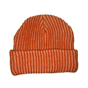 OEM Fashion Acrylic Blank <b>Winter</b> Warm Knit <b>Cap</b> Blank Custom logo Chunky Ribbed Beanie Hat new 2026 - Product Image 1