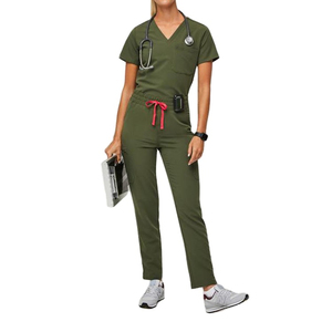 High Quality Wholesale Power Sports <b>Doctor</b> Scrub Nursing Uniform Summer Medical Scrubs <b>Set</b> Hospital Scrubs Canvas 2026 - Product Image 5
