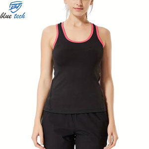 Women Activewear Tank Top Sleeveless Gym Fitness Workout Running Yoga Top Stretch Sportswear Custom Logo & Design Print - Product Image 1