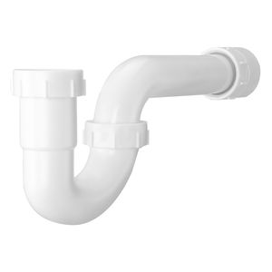 Kit scarico lavello a P da 1 1/2 pollici con adattatore filettato, guarnizioni in TPU anti-perdita e scarico in plastica PP per lavabo - Product Image 4