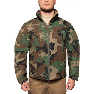 Chaqueta Táctica de Secado Rápido con Cuello Alto, Forro Polar, Camuflaje para Exteriores, Ropa Táctica, Chaqueta de Pesca, Ropa de Invierno, Logotipo Personalizado - Product Image 4