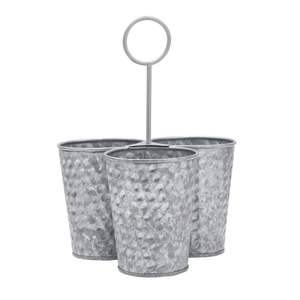 Porte-couverts galvanisé moderne pour une cuisine contemporaine, offrant une structure robuste et un look industriel épuré - Product Image 6