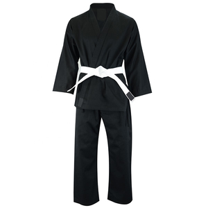 Uniforme de Karate 100% algodón, kimono gi, diseño personalizado con bordado, gi de Karate para adultos y niños, en blanco y negro, traje de Karate Kyokushin. - Product Image 2
