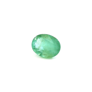 Émeraude ovale naturelle du Zambie 1,27 ct, pierre précieuse naturelle à facettes, prête à l'emploi pour la fabrication de bijoux - Product Image 4