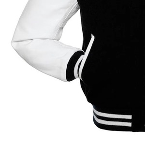 Wholesale High Quality Men's <b>Canvas</b> Varsity <b>Jacket</b> Stand Collar Front Customizable Design Breathable Windproof Winter <b>Jacket</b> - Product Image 4